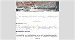 Desktop Screenshot of airporthotelsnet.com